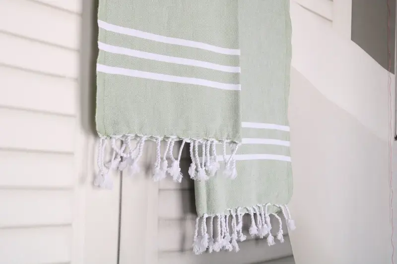 Toalla de spa, toalla a rayas de algodón 40x24, toallas de baño pequeñas, toalla de mano turca, regalos personalizados, regalo de verano, regalo de calentamiento de la casa, toalla con nombre - 8
