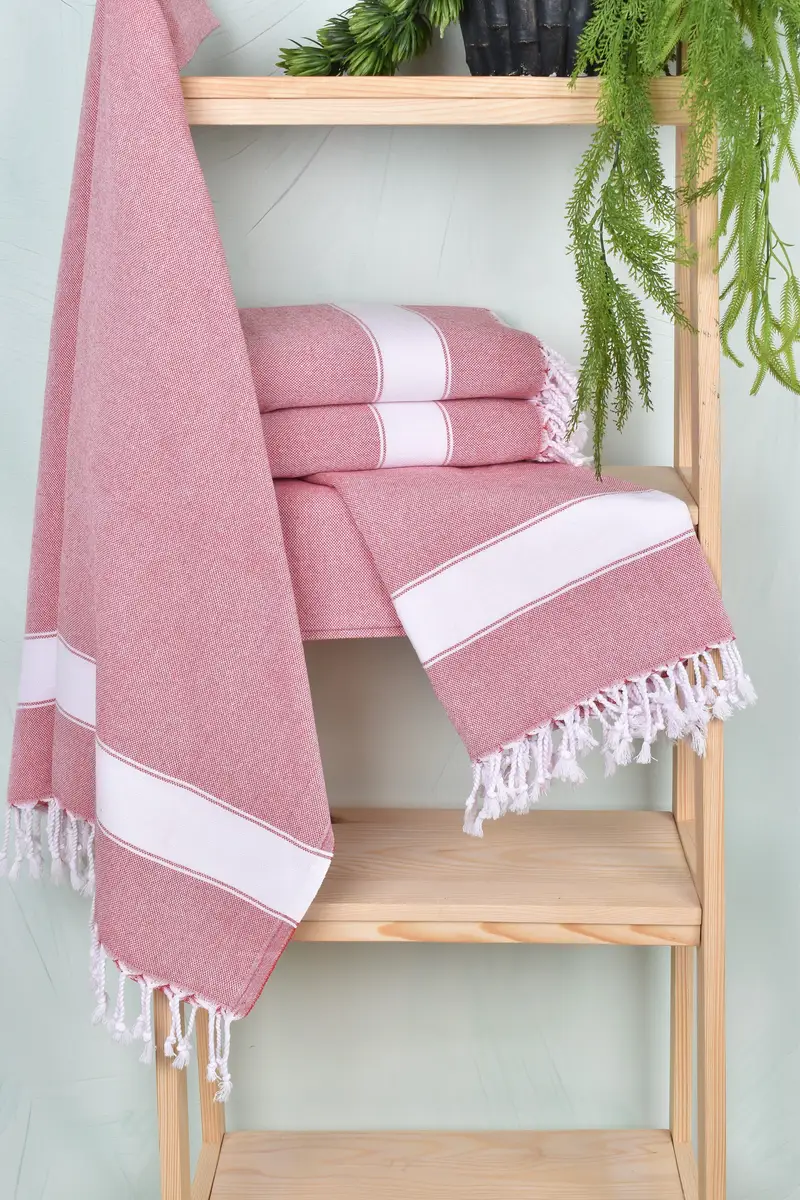 Bridal Shower Gift, Bachelorette Towel, Soft towel, 70x36 Cotton Striped Towel, Embroidered Towel, Organic Cotton Towel, Merry Christmas Gifts - 6