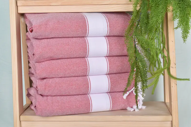 Bridal Shower Gift, Bachelorette Towel, Soft towel, 70x36 Cotton Striped Towel, Embroidered Towel, Organic Cotton Towel, Merry Christmas Gifts - 1