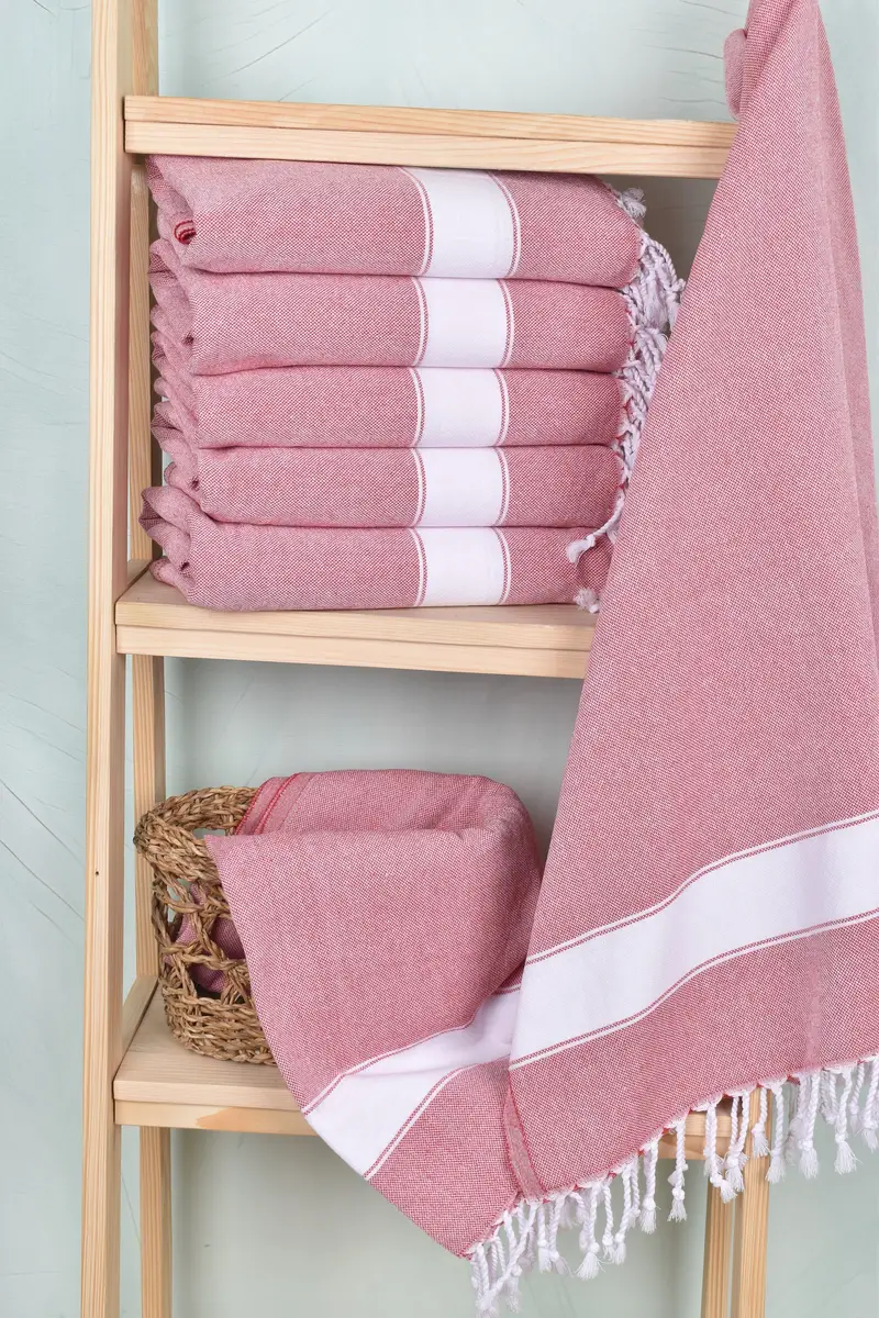 Bridal Shower Gift, Bachelorette Towel, Soft towel, 70x36 Cotton Striped Towel, Embroidered Towel, Organic Cotton Towel, Merry Christmas Gifts - 3