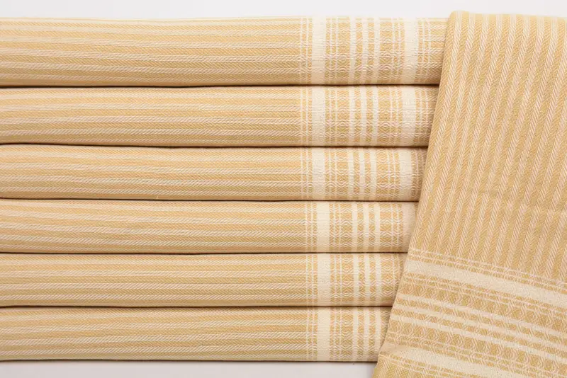 Spa Towel, 40x18 Cotton Striped Towel, Bridesmaid Gift, Small Bath Towels, Gym Towel, Wedding Gift, Bridesmaid Gifts, Custom Gift, Handmade Gift - 2