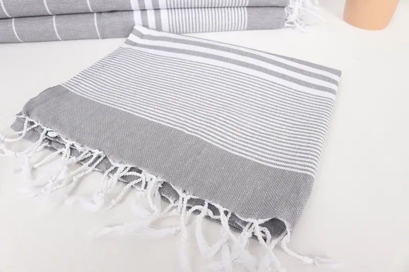 Bulk Order Towel, Boyfriend Christmas Gift, Turkish Hand Towel, Monogrammed Hand Towel, Gift For Him, 40x24 Cotton Striped Towel, Kitchen Towel - 5