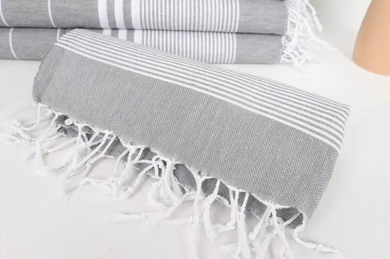 Bulk Order Towel, Boyfriend Christmas Gift, Turkish Hand Towel, Monogrammed Hand Towel, Gift For Him, 40x24 Cotton Striped Towel, Kitchen Towel - 4