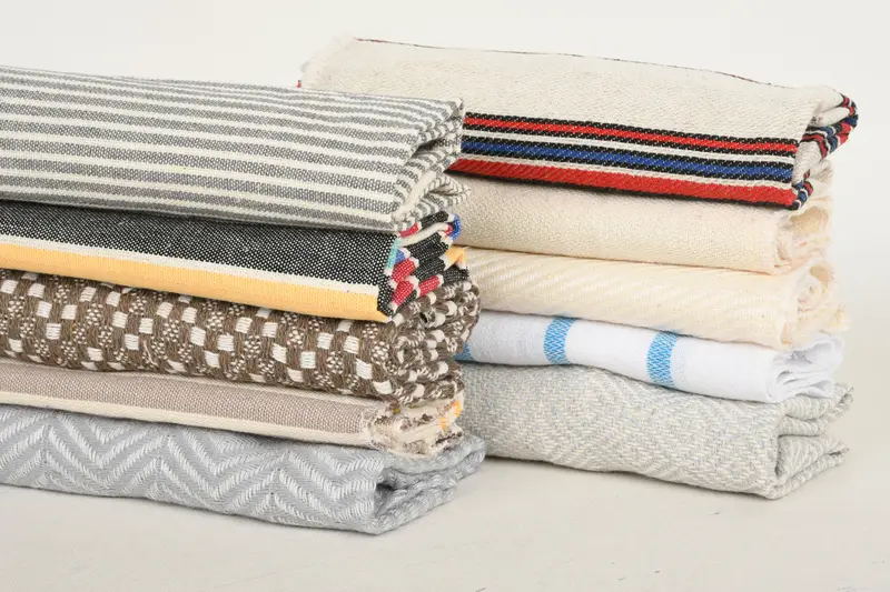 Turkish Hand Towel, Monogrammed Turkish Towel, Turkish Tea Towel, Personalized Wedding Gift, Personalized Dish Towel, 20x14 Cotton Set of 10 Towel - 2