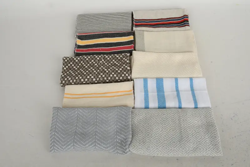 Turkish Hand Towel, Monogrammed Turkish Towel, Turkish Tea Towel, Personalized Wedding Gift, Personalized Dish Towel, 20x14 Cotton Set of 10 Towel - 3