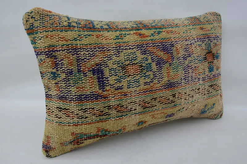 Boho Pillow Sham Cover, Gift Pillow, Cushion Case, 12x20 Beige Pillow, Vintage Pillow, Personalized Gift Pillow Cushion Case - 2