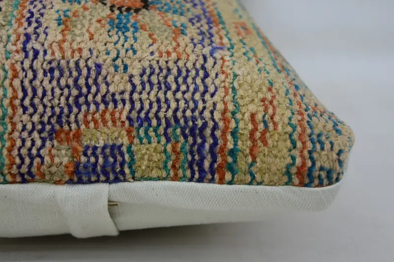 Boho Pillow Sham Cover, Gift Pillow, Cushion Case, 12x20 Beige Pillow, Vintage Pillow, Personalized Gift Pillow Cushion Case - 5