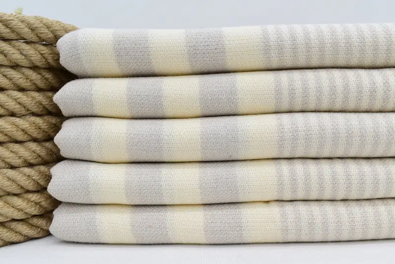 Bachelorette Party Favors Beach, Custom Wedding Gifts, 70x40 Cotton Striped Towel, Hammam Towel USA, Bachelorette Gifts, Embroidered Towel - 6