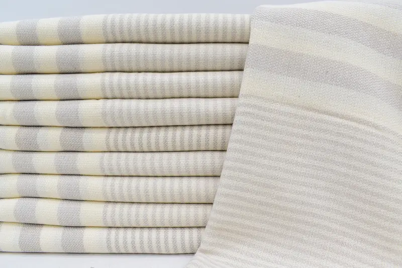 Bachelorette Party Favors Beach, Custom Wedding Gifts, 70x40 Cotton Striped Towel, Hammam Towel USA, Bachelorette Gifts, Embroidered Towel - 2