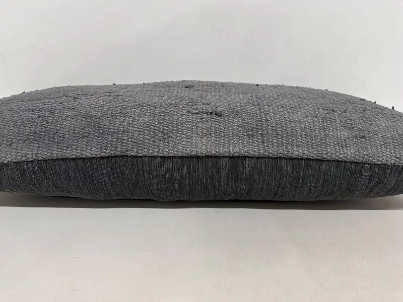 Authentic Cushion Cover, Turkish Pillow, 16x36 Gray Pillow Cover, Kilim Pillow Cover, Cushion Case, Vintage Kilim Pillow, Toss Cushion Cover - 5