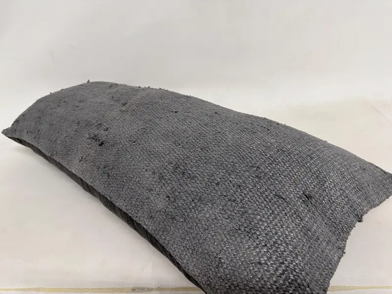 Authentic Cushion Cover, Turkish Pillow, 16x36 Gray Pillow Cover, Kilim Pillow Cover, Cushion Case, Vintage Kilim Pillow, Toss Cushion Cover - 6