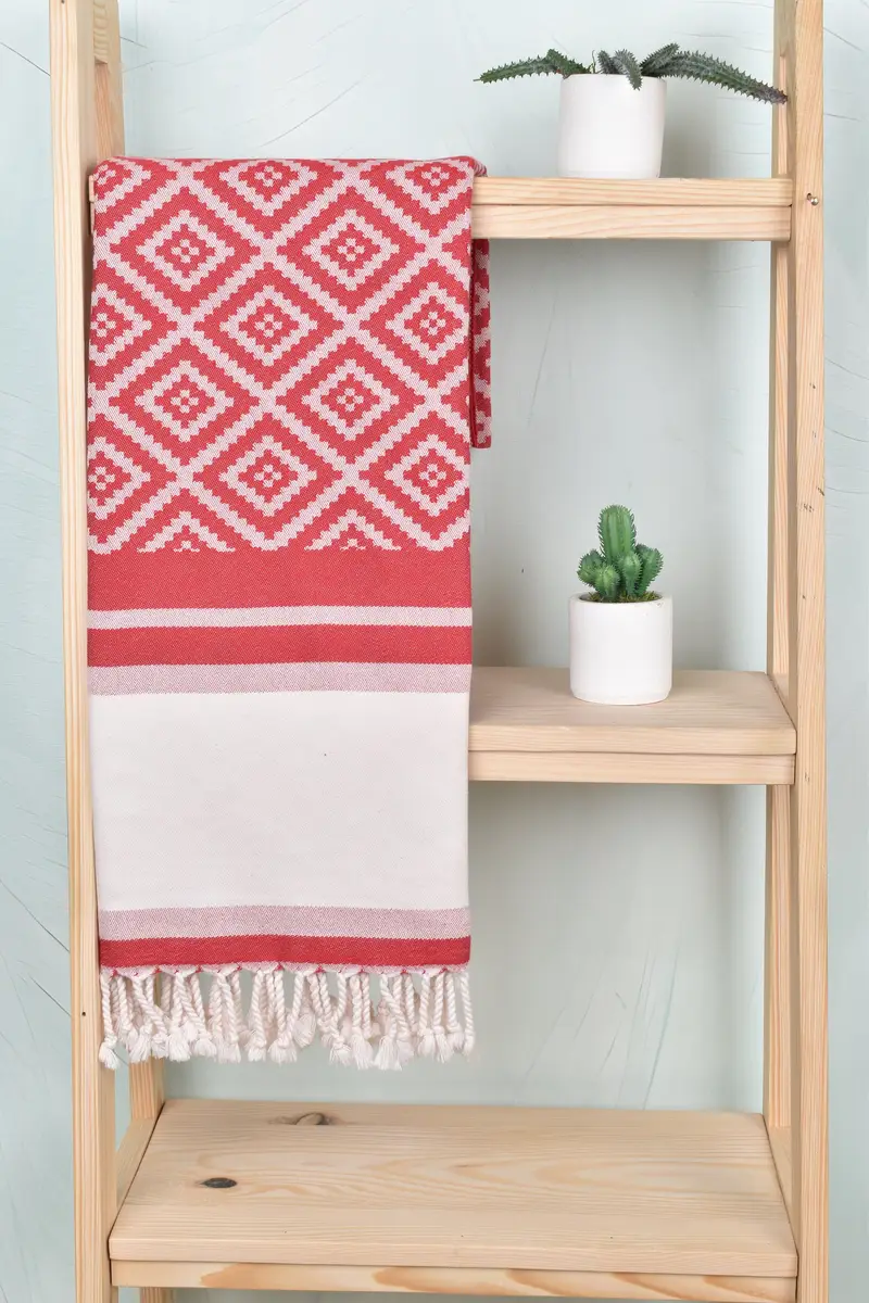 Cotton towel, 70x36 Cotton Sun Design Towel, Custom Towel Beach, Spa Towel, Wedding Gift For Bride, Custom Towel, Sand-free towel, Guest Towel - 1