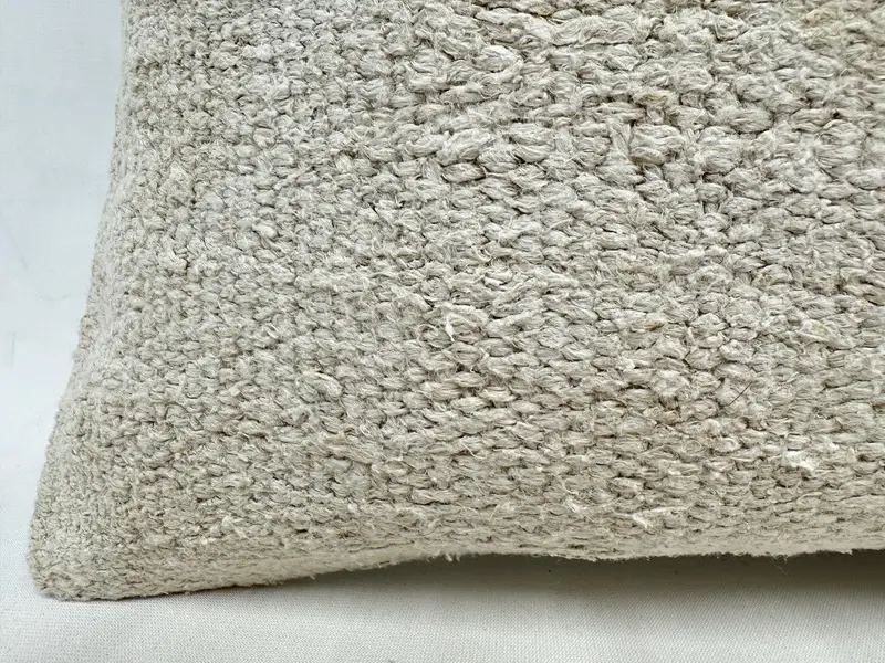 Pillow Case, Pillow for Sofa, Boho Pillow, Vintage Pillow, Armchair Pillow Sham, Bolster Pillow Case, 16x16 Beige Cushion Cover, Car Pillow Case - 2