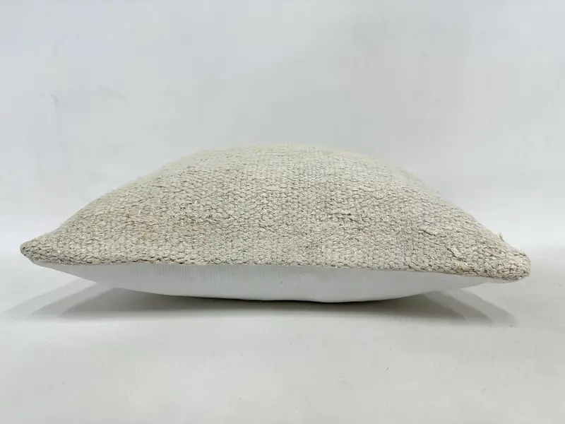 Pillow Case, Pillow for Sofa, Boho Pillow, Vintage Pillow, Armchair Pillow Sham, Bolster Pillow Case, 16x16 Beige Cushion Cover, Car Pillow Case - 5