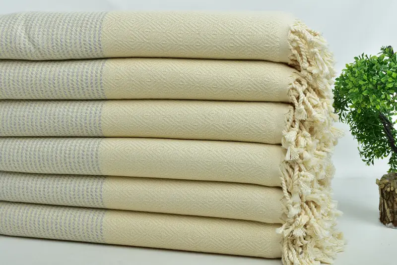 70x40 Cotton Diamond Towel, Personalized Home Gift Wedding, Gift For Him, Organic towel, Turkish towel, Bachelorette Favor, Oversized Beach Towel - 3