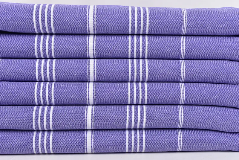 Valentines Day Gift For Her, Bridesmaid Gifts, 70x40 Cotton Striped Towel, Welcome Wedding Gift, Personalized Bridesmaid Gift, Hammam towel - 2