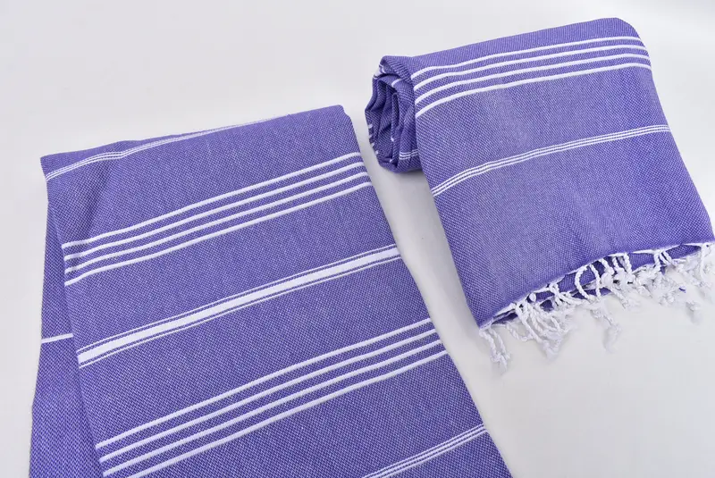 Valentines Day Gift For Her, Bridesmaid Gifts, 70x40 Cotton Striped Towel, Welcome Wedding Gift, Personalized Bridesmaid Gift, Hammam towel - 7