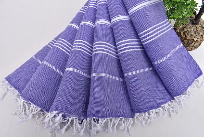 Valentines Day Gift For Her, Bridesmaid Gifts, 70x40 Cotton Striped Towel, Welcome Wedding Gift, Personalized Bridesmaid Gift, Hammam towel - 4