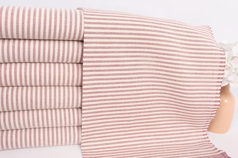 Turkish Towel, Gym Towel, Embroidery Towel, Gift For Her, Wedding Favors, Monogram Kitchen Towel, 40x24 Cotton Striped Towel, Personalized Gifts - 2