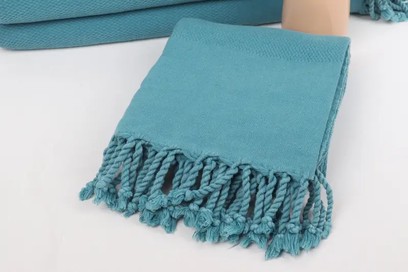 Turkish Bath Towel USA, Personalized Gift, 70x32 Cotton Geometric Stonewashed Towel, Grandma Gift, Organic Turkish towel, Bachelorette Party Favors - 5