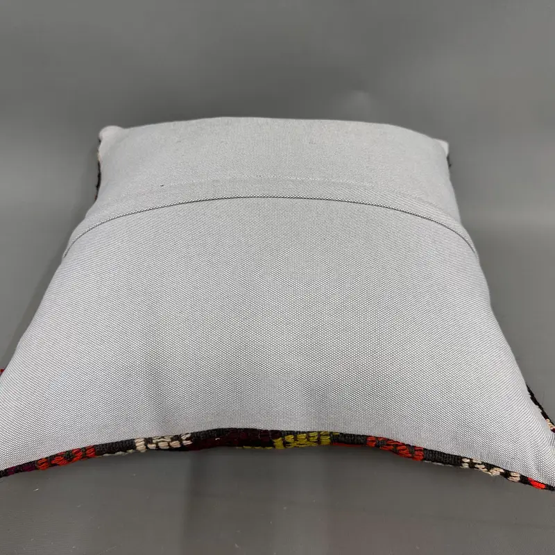 18x18 White Pillow Sham, Pillow for Sofa, Armchair Pillow Cover, Pillow Case, Outdoor Patio Cushion Case, Kilim Cushion Sham, Turkish Kilim Pillow - 7