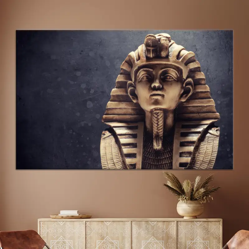 トレンディなエジプト オフィス キャンバス: モダンな空間のためのエレガントなプリント アート