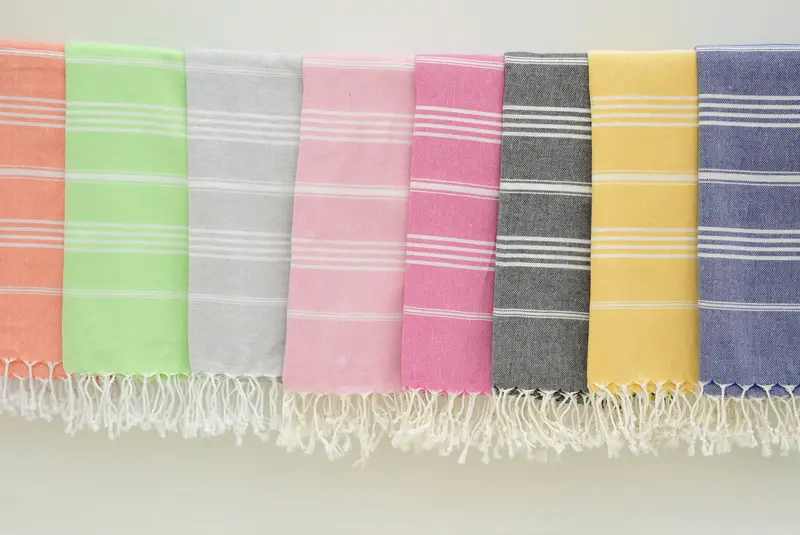 Beach towel, Bachelorette Party Favors, Beach Towel Bulk, Bachelorette Party Favor, 70x40 Cotton Striped Towel, Turkish Towel Bulk, Home Decor Gifts - 7