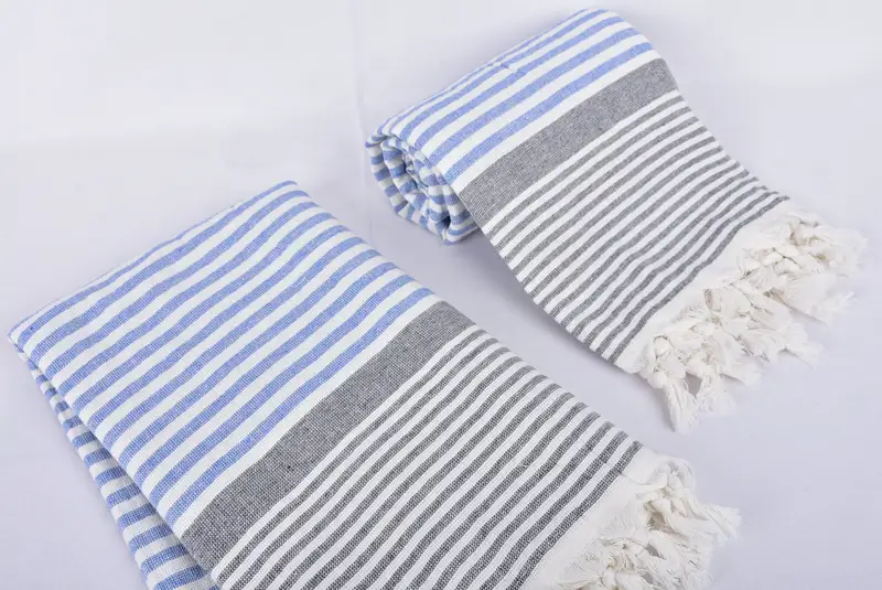Bachelorette Favors Beach, Housewarming Gift, Peshtemal Towel USA, Gift Towel, 68x40 Cotton Striped Terry Towel, Summer Gift, Quick-dry towel - 7