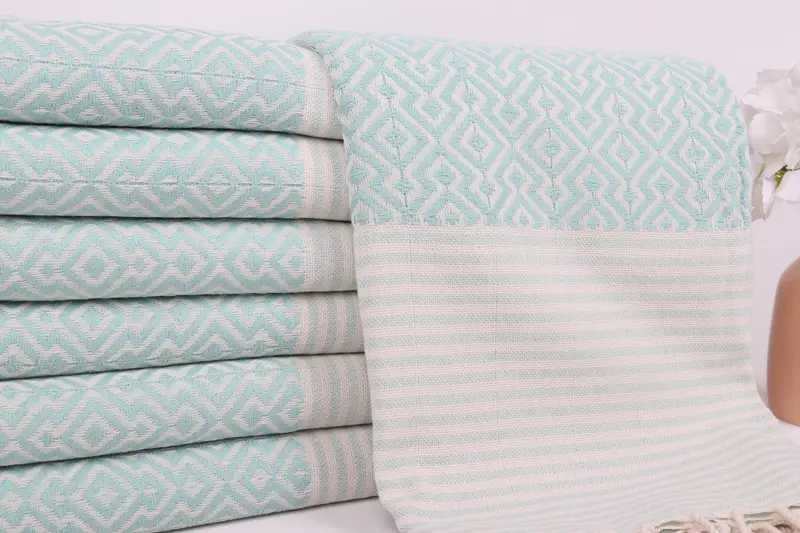 Bathroom Towel, Gym Towel, Custom Wedding Gifts, 76x38 Cotton Diamond Towel, Soft towel, Monogram Turkish Towel, Yoga Towel, Bachelor Party Favors - 2