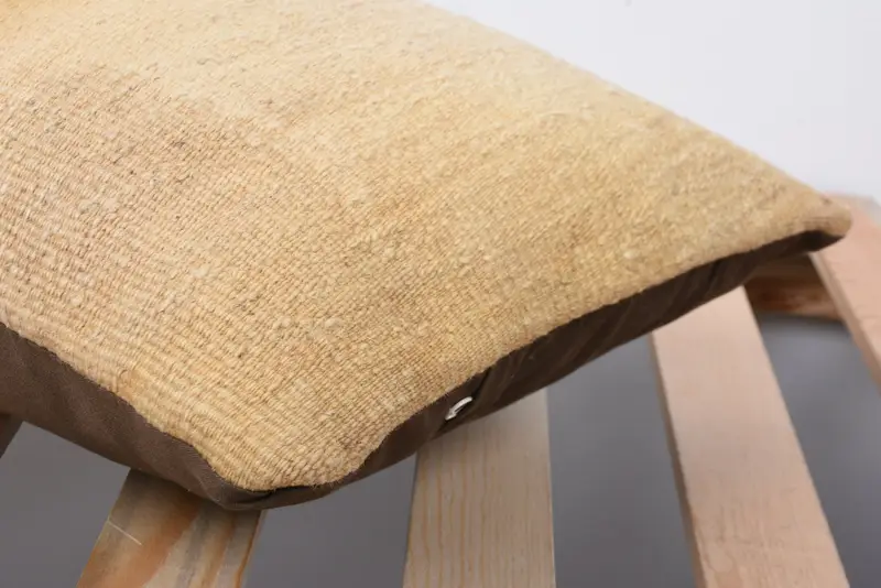Cushion Case, Pillow for Couch, Toss Pillow Case, Interior Designer Pillow, Vintage Pillow, Yoga Pillow, 12x20 Beige Cushion, Vintage Kilim Pillow - 7
