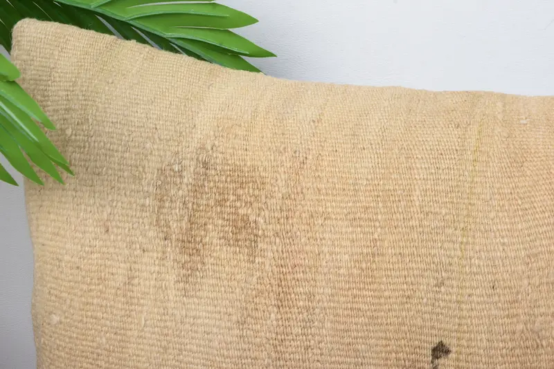 Cushion Case, Pillow for Couch, Toss Pillow Case, Interior Designer Pillow, Vintage Pillow, Yoga Pillow, 12x20 Beige Cushion, Vintage Kilim Pillow - 2