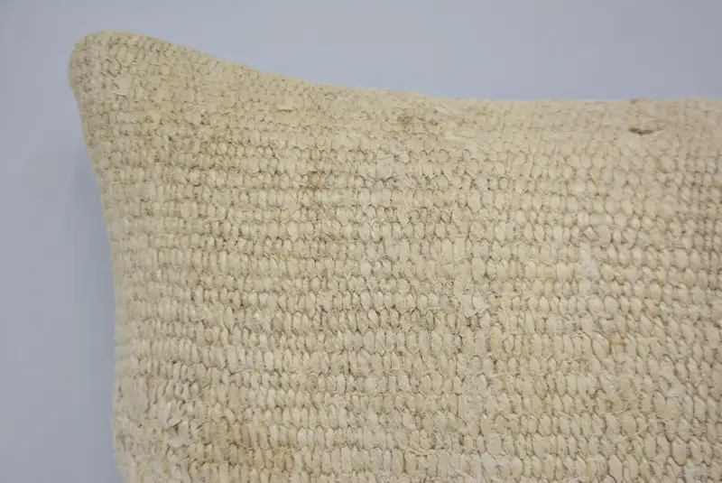 Innenarchitekt -Kissen, Musterwurfkissen, Kissenschamm, türkisches Kilim -Kissen, 20x28 Weißes Kissen, Kilim -Kissen - 2