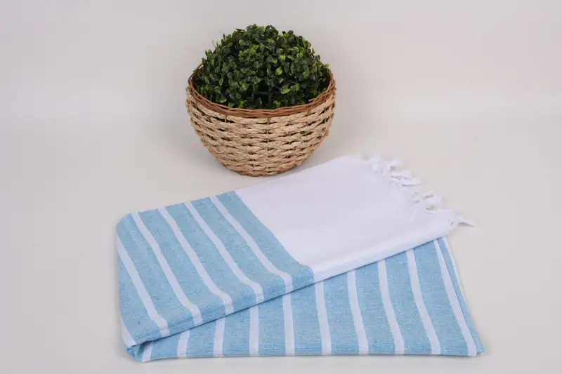 Turkish Towel Bulk, 70x40 Cotton Striped Towel, Best Friend Gift, Home Decor Gifts, Luxury Turkish Bath Towel, Grandma Gift, Sand-free towel - 4