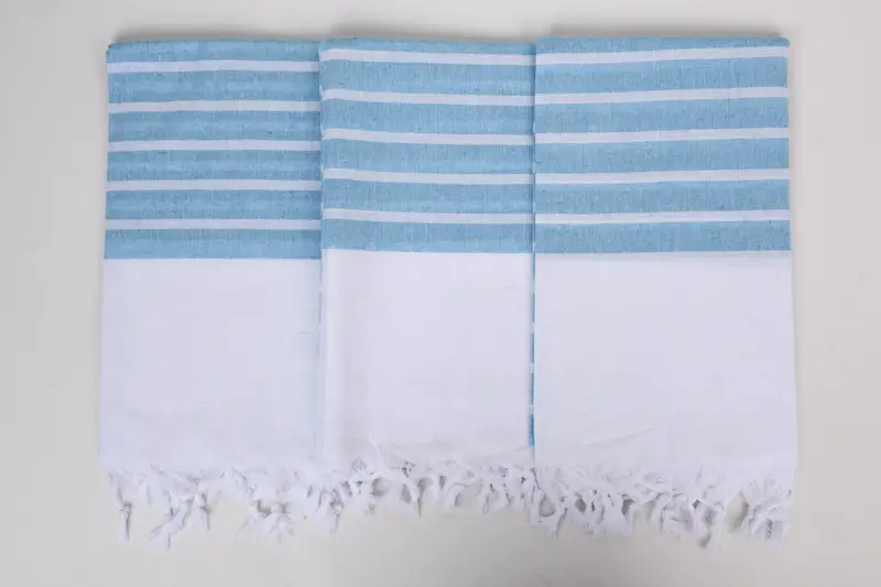 Turkish Towel Bulk, 70x40 Cotton Striped Towel, Best Friend Gift, Home Decor Gifts, Luxury Turkish Bath Towel, Grandma Gift, Sand-free towel - 7