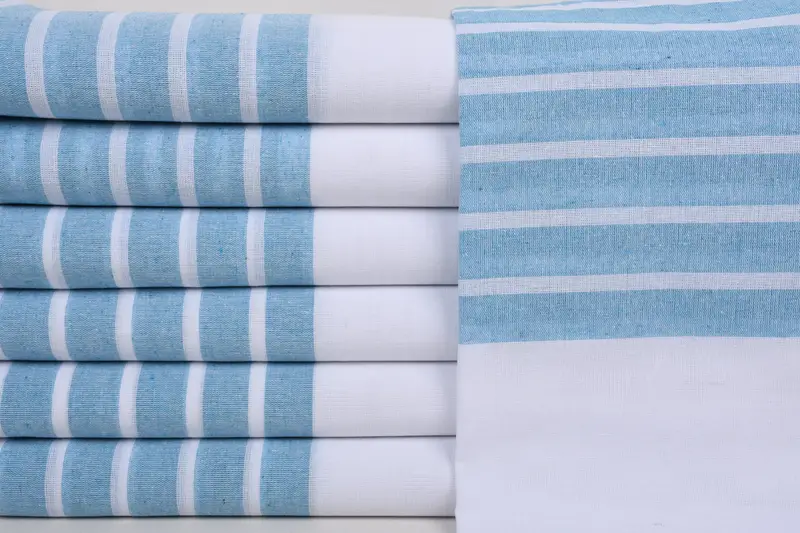 Turkish Towel Bulk, 70x40 Cotton Striped Towel, Best Friend Gift, Home Decor Gifts, Luxury Turkish Bath Towel, Grandma Gift, Sand-free towel - 1