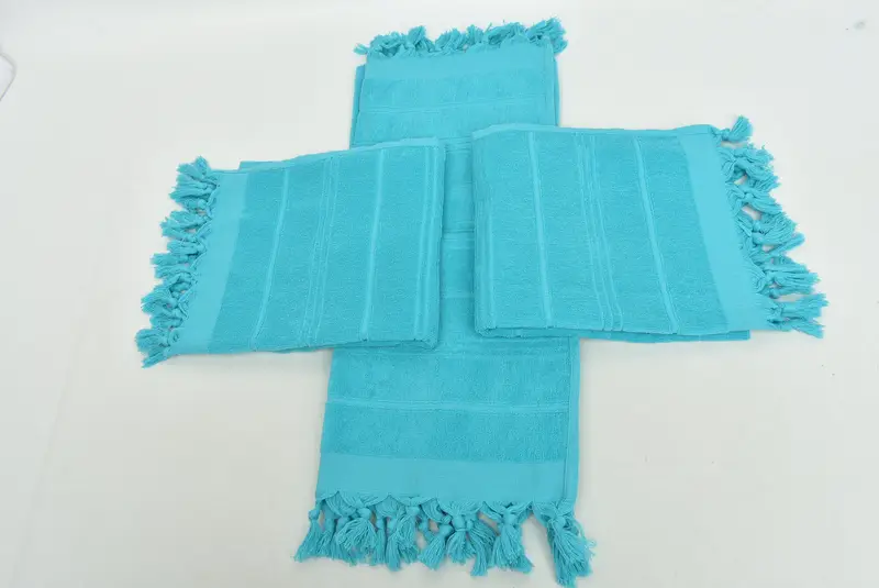 Kişiselleştirilmiş El Havlusu, Ev Dekoru Hediyeleri, Düğün Favorları, Sevgililer Günü Hediyesi, Kişiselleştirilmiş Hediyeler, 40x18 Pamuklu Çizgili Terry Havlu - 6