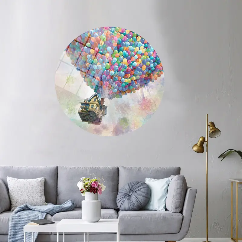 鮮やかなムービー バルーン キャンバス - カール フレドリクセン アドベンチャー