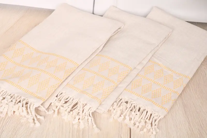 Turkish beach towel, 70x36 Linen Kilim Design Towel, Sand-resistant Turkish towel for the beach, Gift For Her, Personalize Gift, Bachelorette Gifts - 6