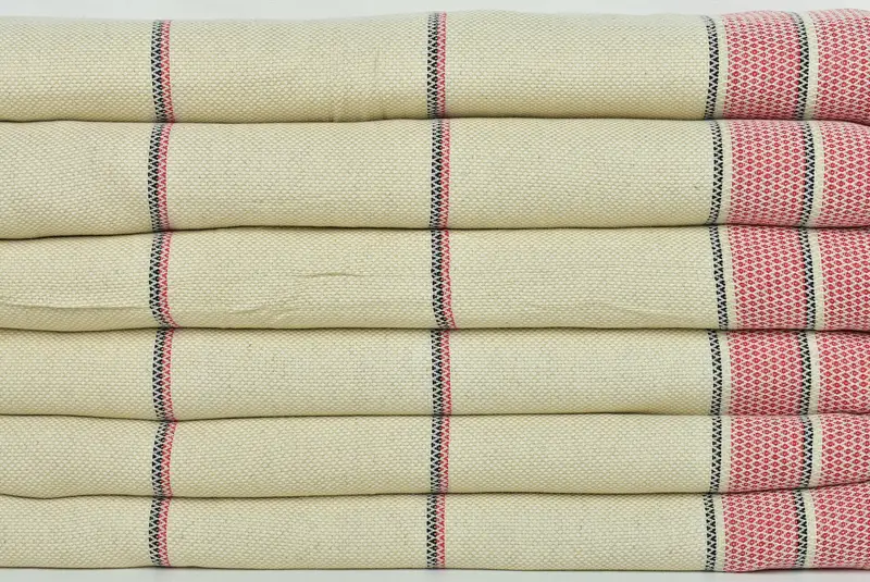 Best Friend Gift, Woven Blanket, 104x96 Cotton Striped Towel, Turkish Tablecloth, Bridal Shower Gift, Wedding Anniversary Gift, Monogram Blanket - 2