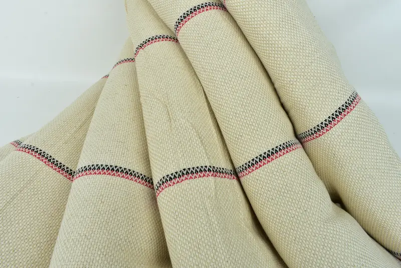 Best Friend Gift, Woven Blanket, 104x96 Cotton Striped Towel, Turkish Tablecloth, Bridal Shower Gift, Wedding Anniversary Gift, Monogram Blanket - 5