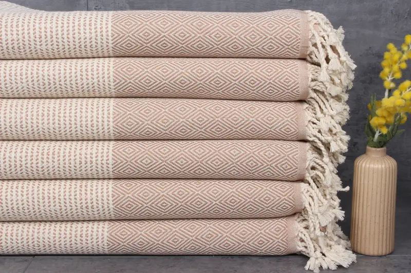 Bachelorette Personalized Light Brown Chevron Towel, 40x71 Inches