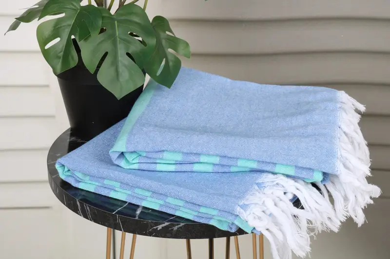Bachelorette Party Gift, Employee Gifts, Girls Weekend Favors, Absorbent towel, Wedding Anniversary Gift, 70x36 Cotton Striped Towel, Summer Gift - 3