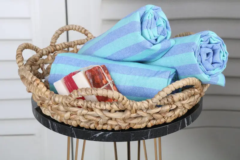 Bachelorette Party Gift, Employee Gifts, Girls Weekend Favors, Absorbent towel, Wedding Anniversary Gift, 70x36 Cotton Striped Towel, Summer Gift - 4