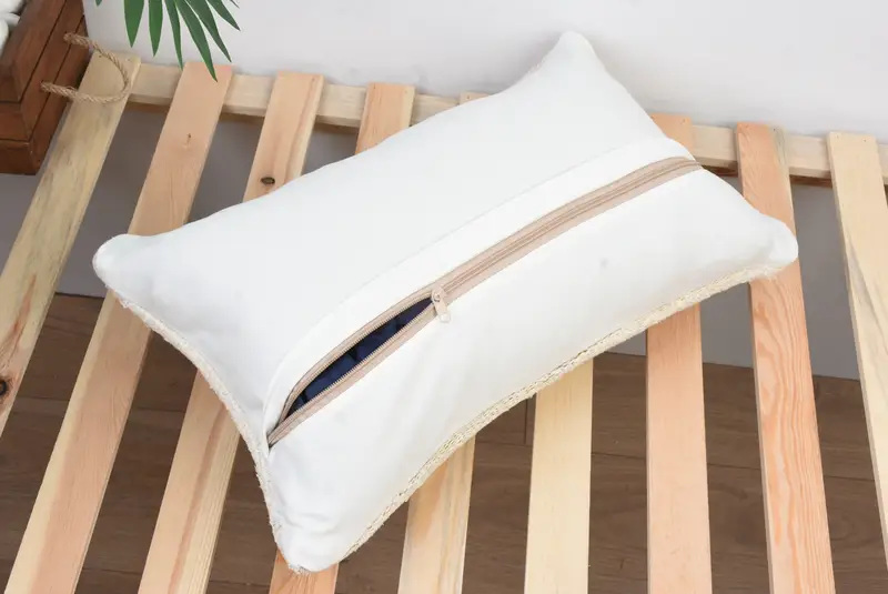 Traditional Cushion Cover, 12x20 White Pillow, Natural Pillow, Pillow Sham, Kilim Pillow, Pillow for Couch, Home Decor Pillow - 8