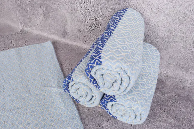 Organic Towel, 70x40 Cotton Striped Towel, Custom Towel, Absorbent towel, Valentines Day Gift For Her, Wedding Favors, Wedding Towel, Gift For Bride - 8