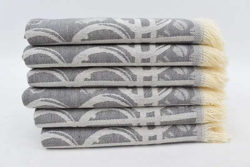 Christmas Hand Towel, Spa Towel, Boyfriend Gift, 28x20 Cotton Coffee Patterned Towel, Small Bath Towels, Gym Towel, Kitchen Towel, Personalized Gift - 3