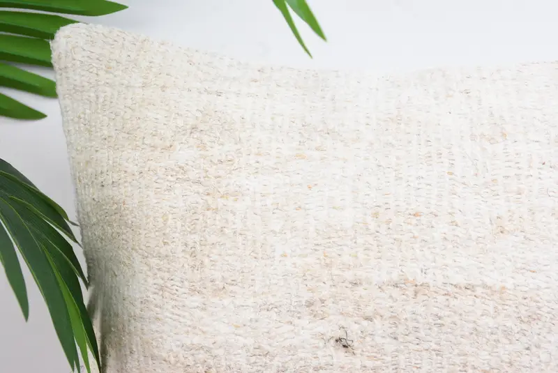 Authentic Pillow Sham, Christmas Cushion, Patio Pillow Sham, Gift Pillow, 12x12 White Pillow Sham, Pillow Sham, Boho Pillow, Kilim Pillow Cover - 2