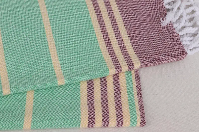 Organic towel, 70x36 Cotton Striped Towel, Bachelorette Party Gifts, Spa Gift Towel, Handmade Gift, Gym Towel, Personalized Wedding Gift For Couple - 4