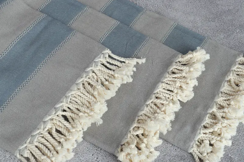 68x36 Cotton Striped Towel, Organic Towel, Valentines Day Gift For Him, Turkish hand towel, Personalized Wedding Gift, Spa Towel, Beach towel - 5