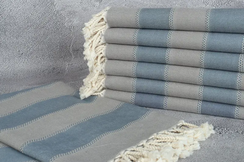 68x36 Cotton Striped Towel, Organic Towel, Valentines Day Gift For Him, Turkish hand towel, Personalized Wedding Gift, Spa Towel, Beach towel - 2